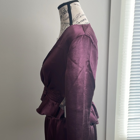 Free People Chasing Love Ruffle Satin - size XS - Picture 8 of 15